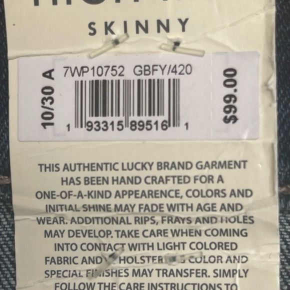 Lucky Brand Skinny Jeans - Picture 8 of 15